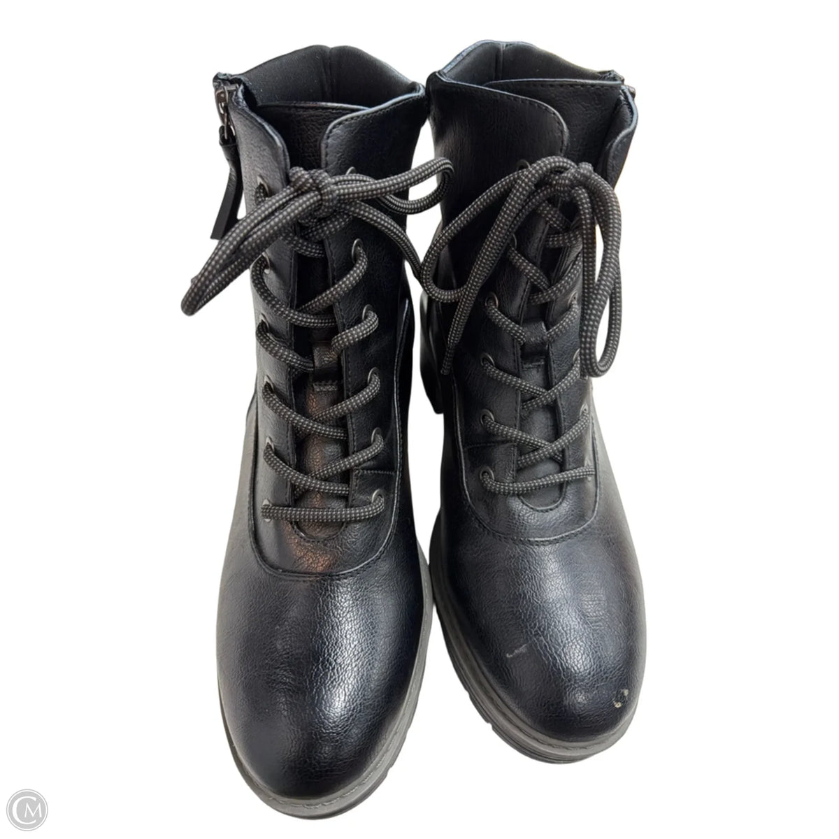 Boots Combat By Bare Traps In Black, Size: 8