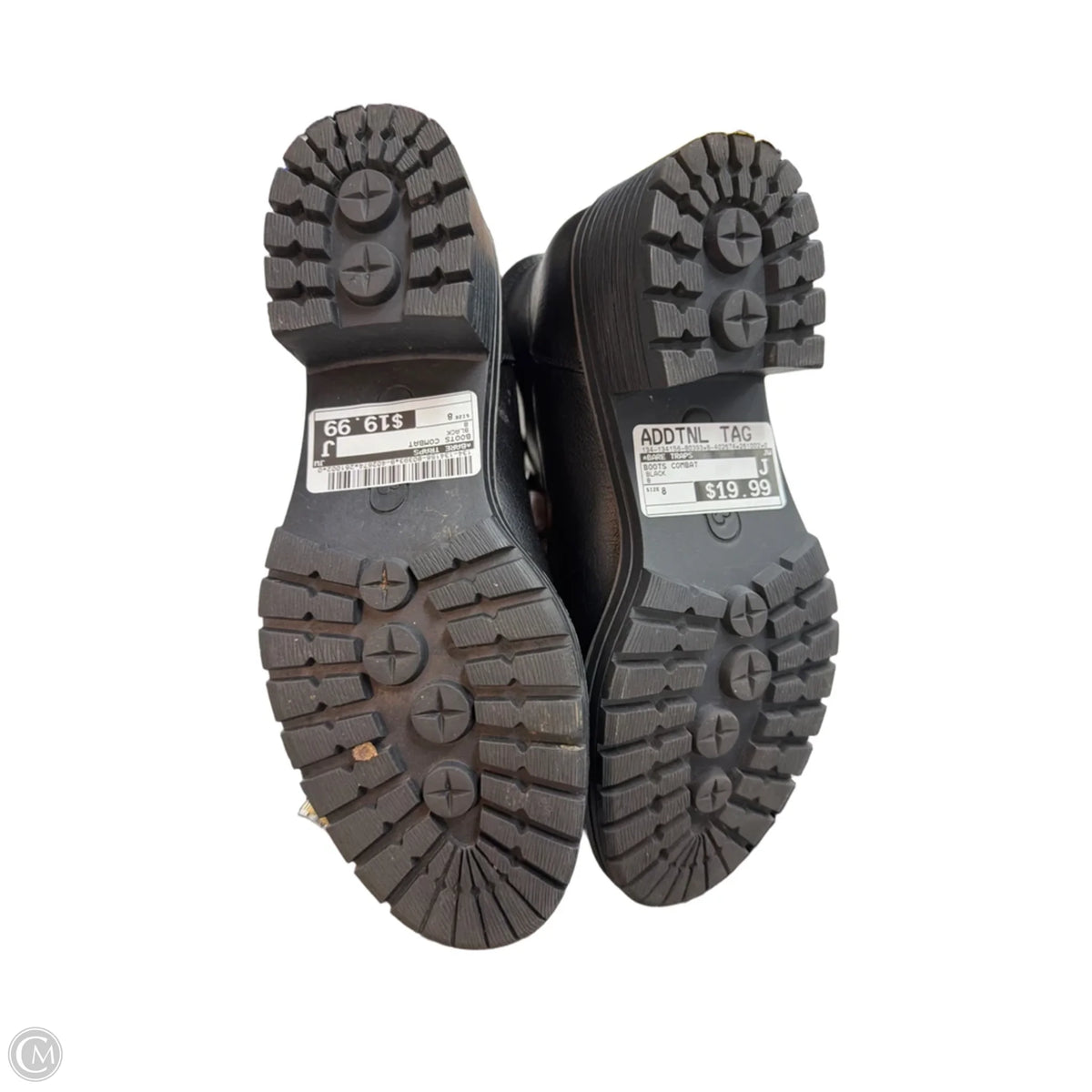 Boots Combat By Bare Traps In Black, Size: 8