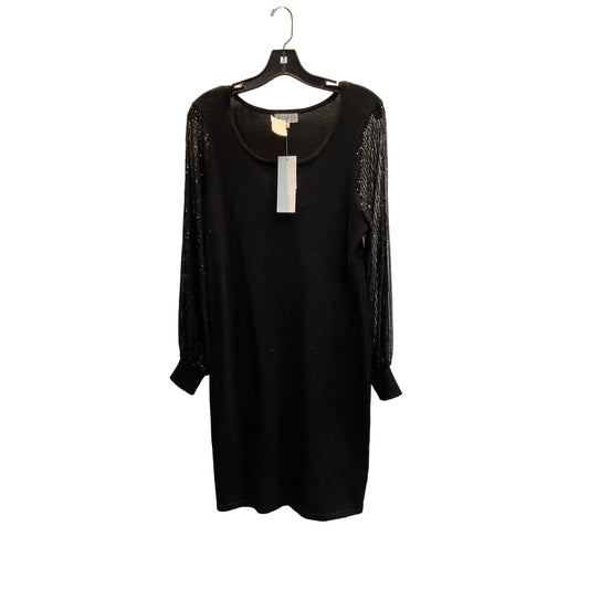 Dress Party Midi By Clothes Mentor In Black, Size: L