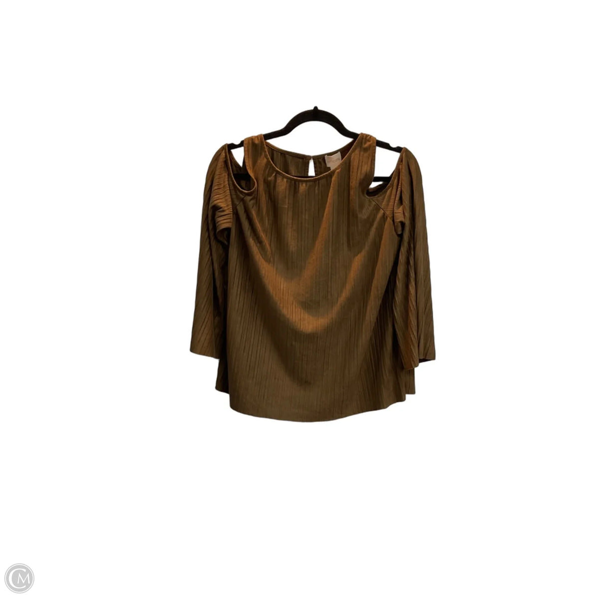Top Long Sleeve By Chicos In Brown, Size: M
