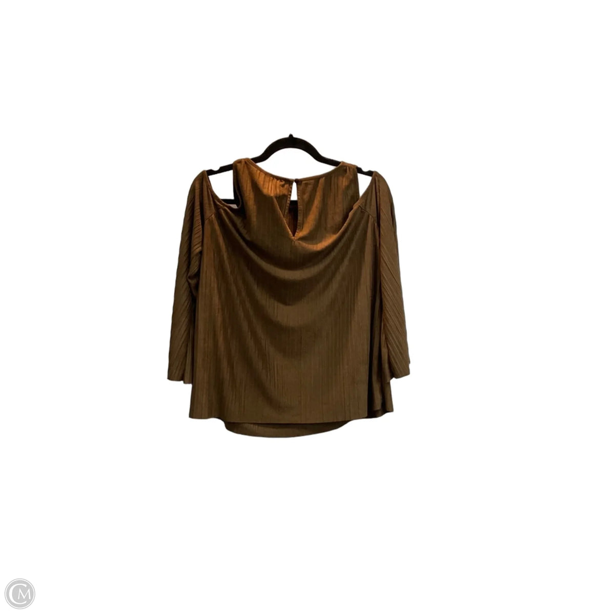 Top Long Sleeve By Chicos In Brown, Size: M