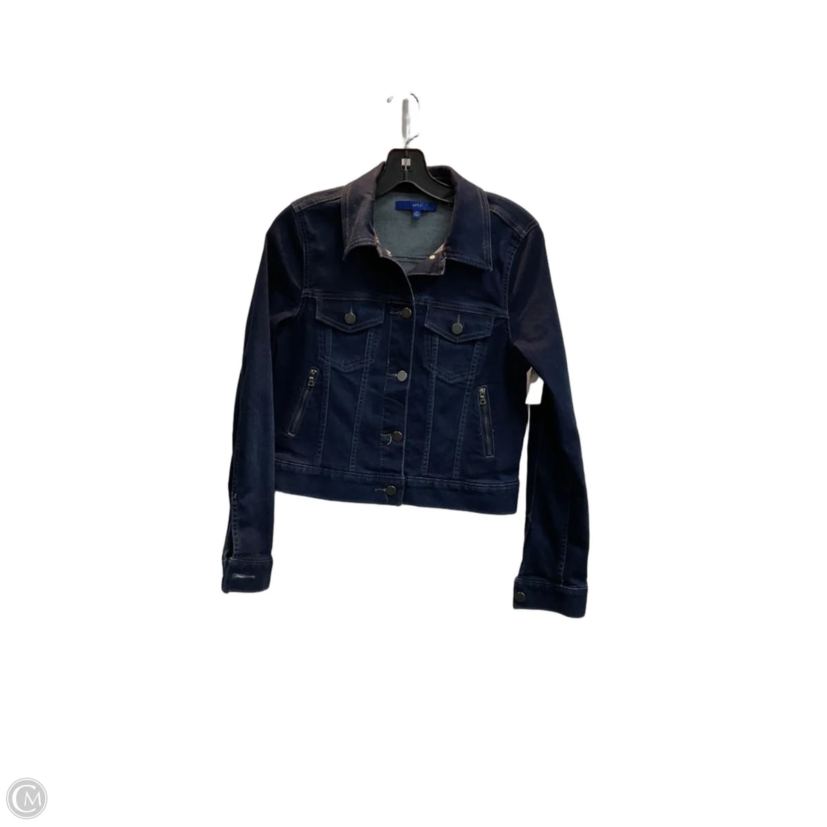 Jacket Denim By Apt 9 In Blue, Size: Xs