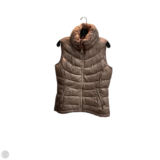 Vest Puffer & Quilted By Calvin Klein In Rose Gold, Size: S