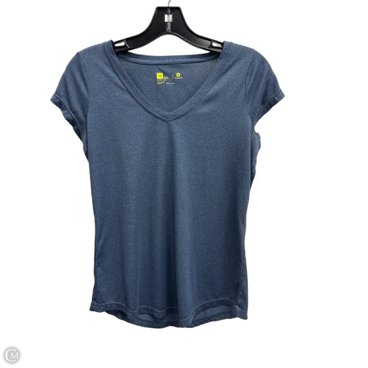 Athletic Top Short Sleeve By Xersion In Blue, Size: Xs