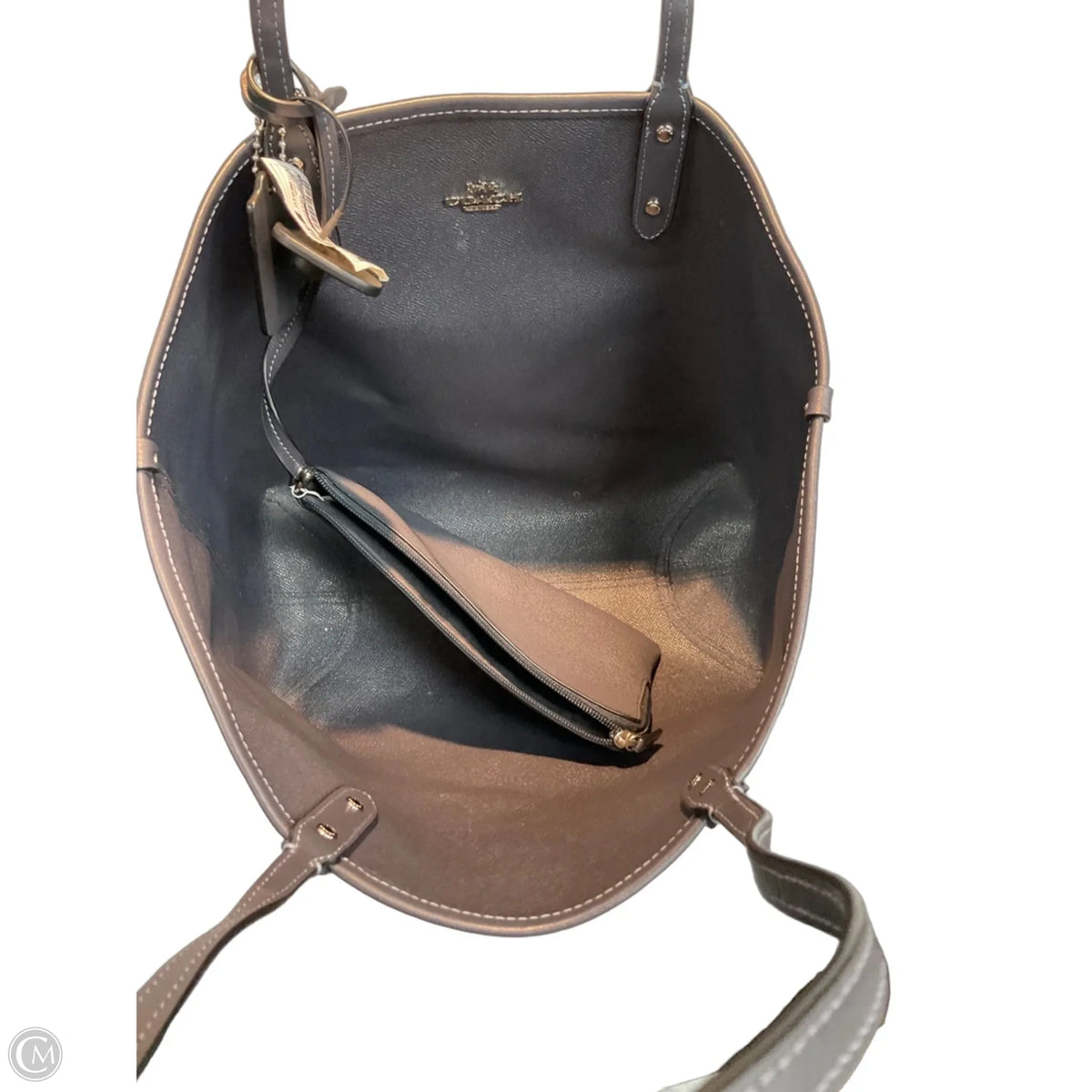 Tote Designer By Coach, Size: Medium