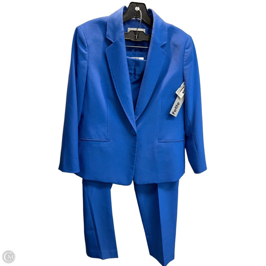 Pants Suit 2pc By Le Suit In Blue, Size: Mp
