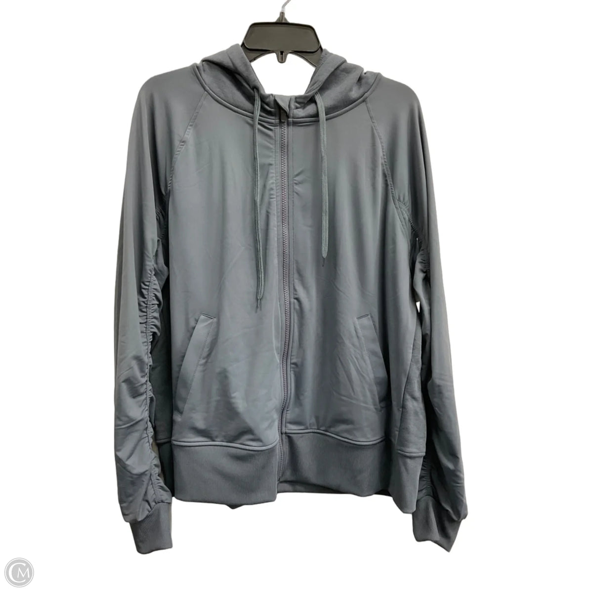 Athletic Jacket By Athletic Works In Grey, Size: Xl