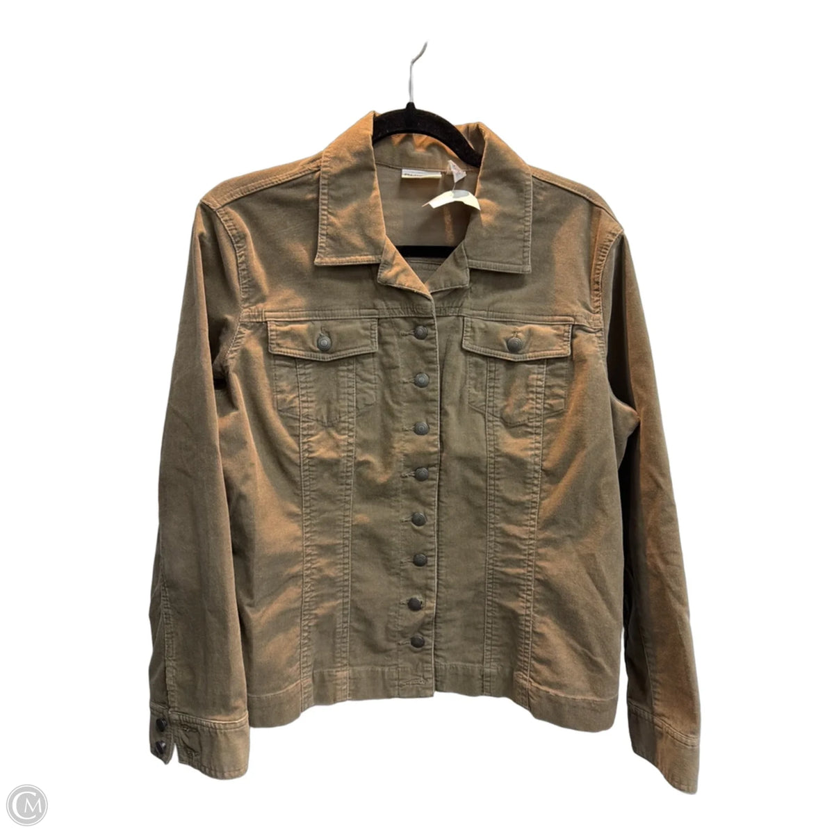 Jacket Other By Chicos In Taupe, Size: M