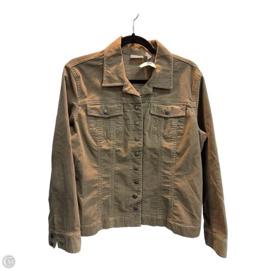 Jacket Other By Chicos In Taupe, Size: M