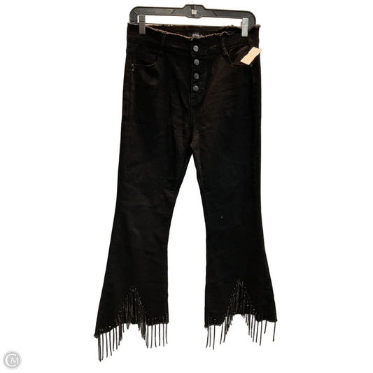 Jeans Flared By Blue B In Black, Size: 12
