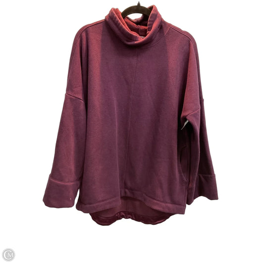 Sweatshirt Collar By Athleta In Purple, Size: M