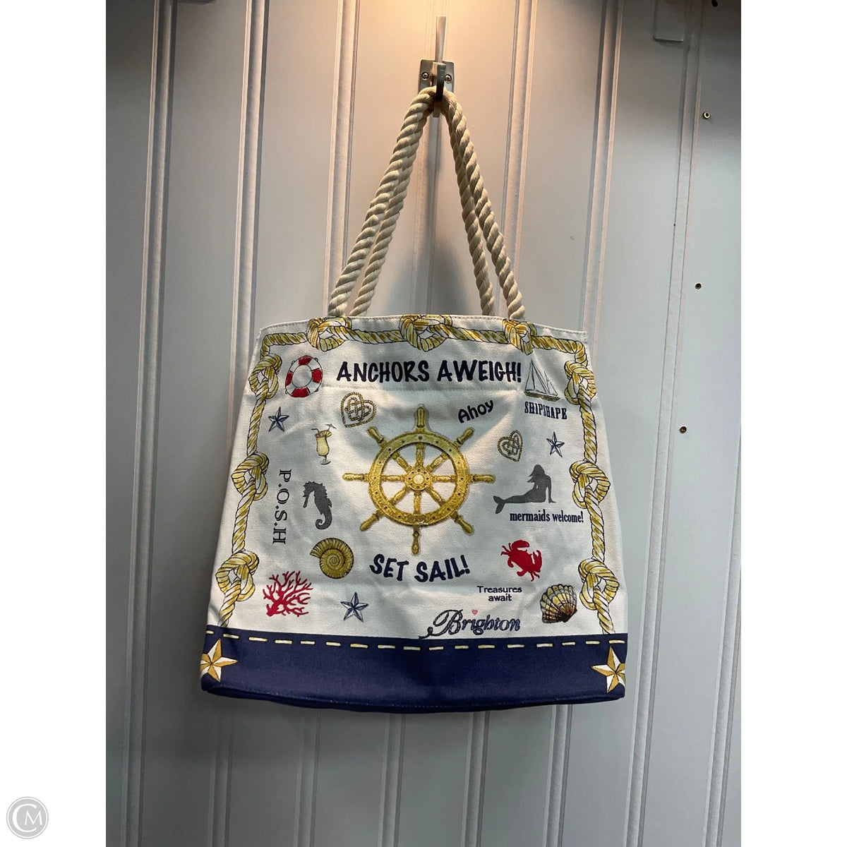 Tote Designer By Brighton, Size: Medium