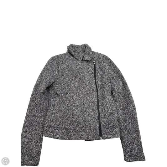 Jacket Moto By Banana Republic In Grey, Size: S