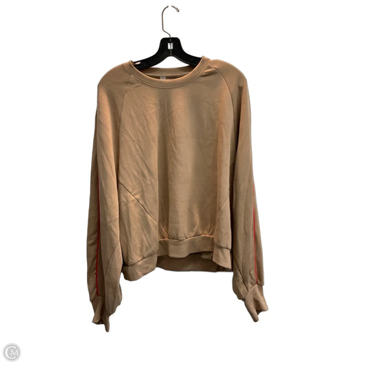 Sweatshirt Crewneck By Daily Practice By Anthropologie In Tan, Size: Xl