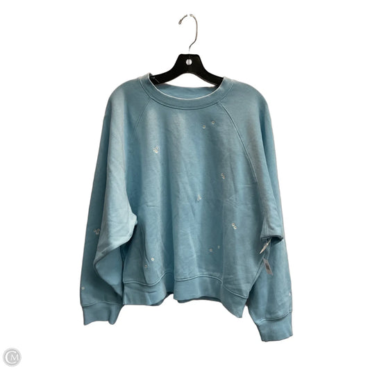 Sweatshirt Crewneck By Old Navy In Blue, Size: L