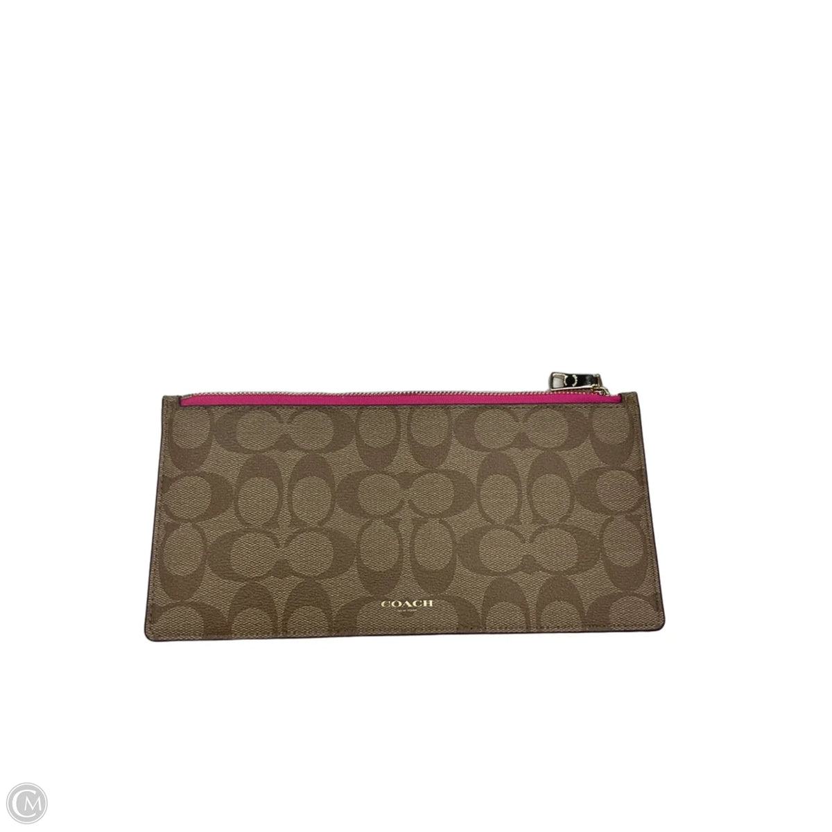 Coin Purse Designer By Coach, Size: Large