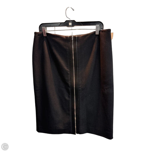 Skirt Midi By Calvin Klein In Black, Size: 12