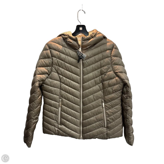 Coat Puffer & Quilted By Michael By Michael Kors In Taupe, Size: S