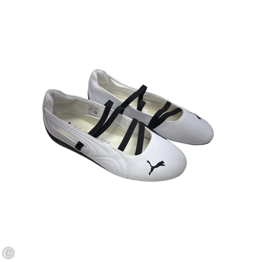 Shoes Flats By Puma In White, Size: 8.5