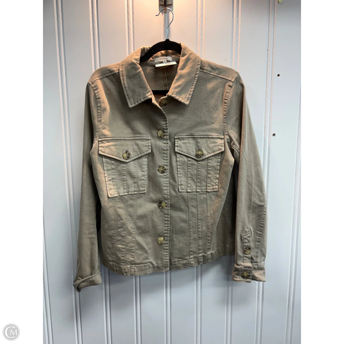 Jacket Utility By Maurices In Tan, Size: M