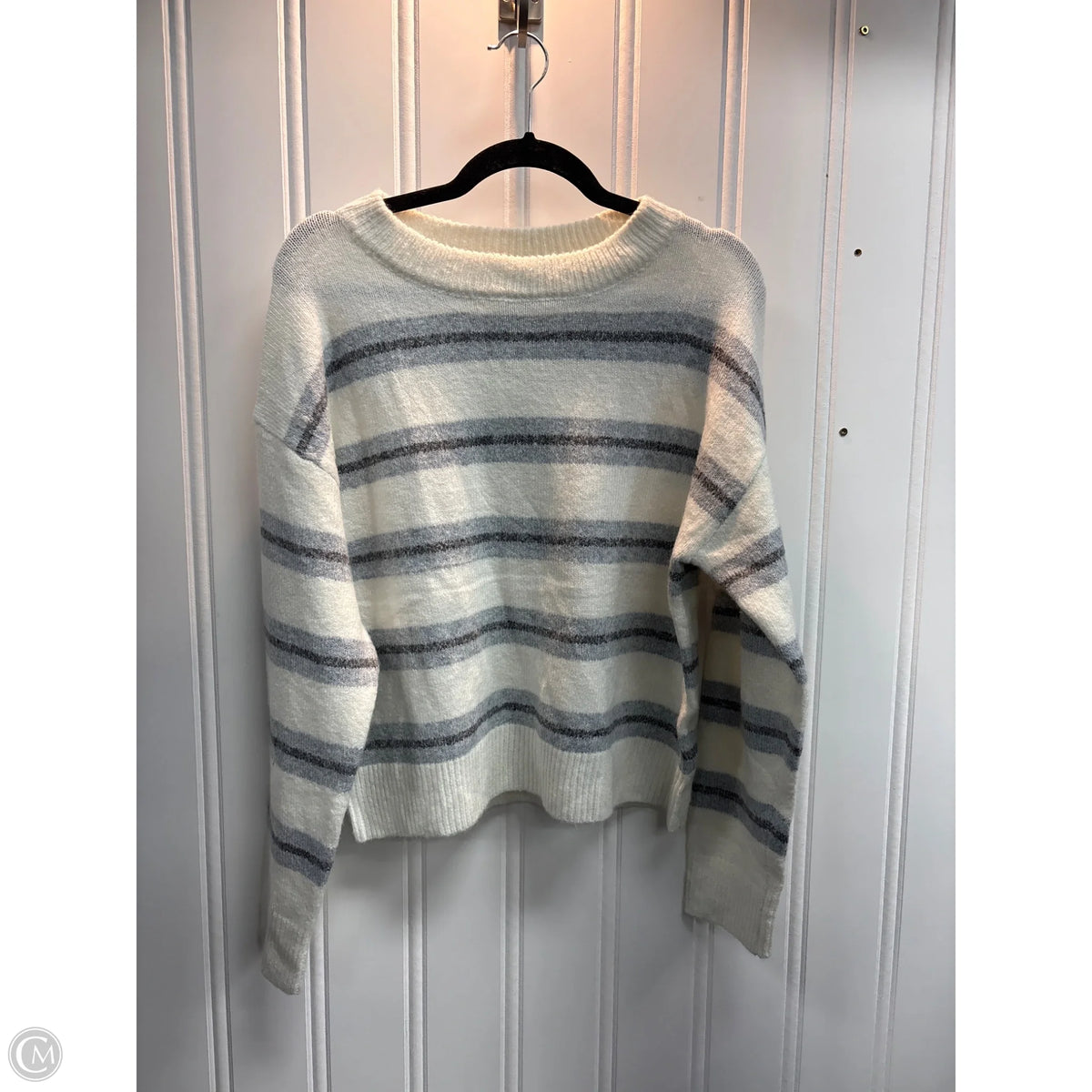 Sweater By Miracle In Striped Pattern, Size: Xs
