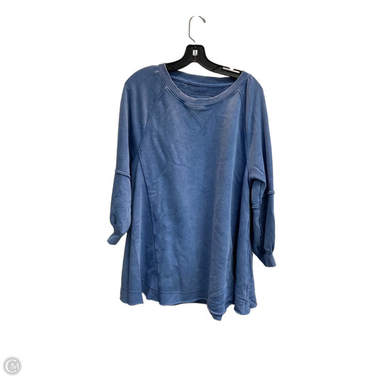 Sweatshirt Crewneck By American Eagle In Blue, Size: Xs