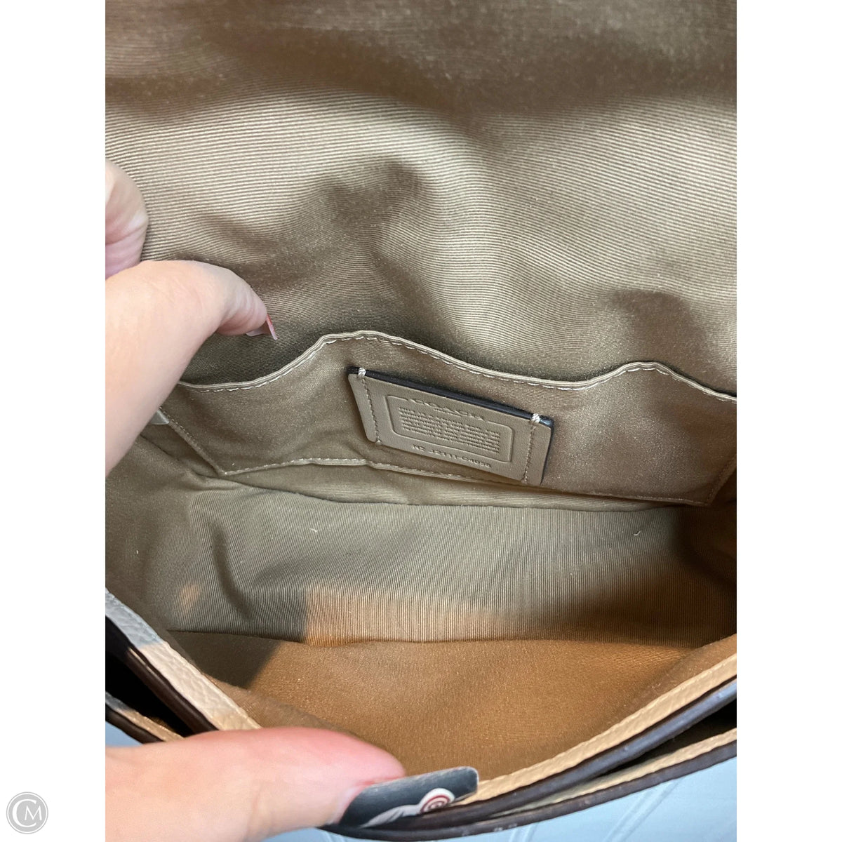 Crossbody Designer By Coach, Size: Medium
