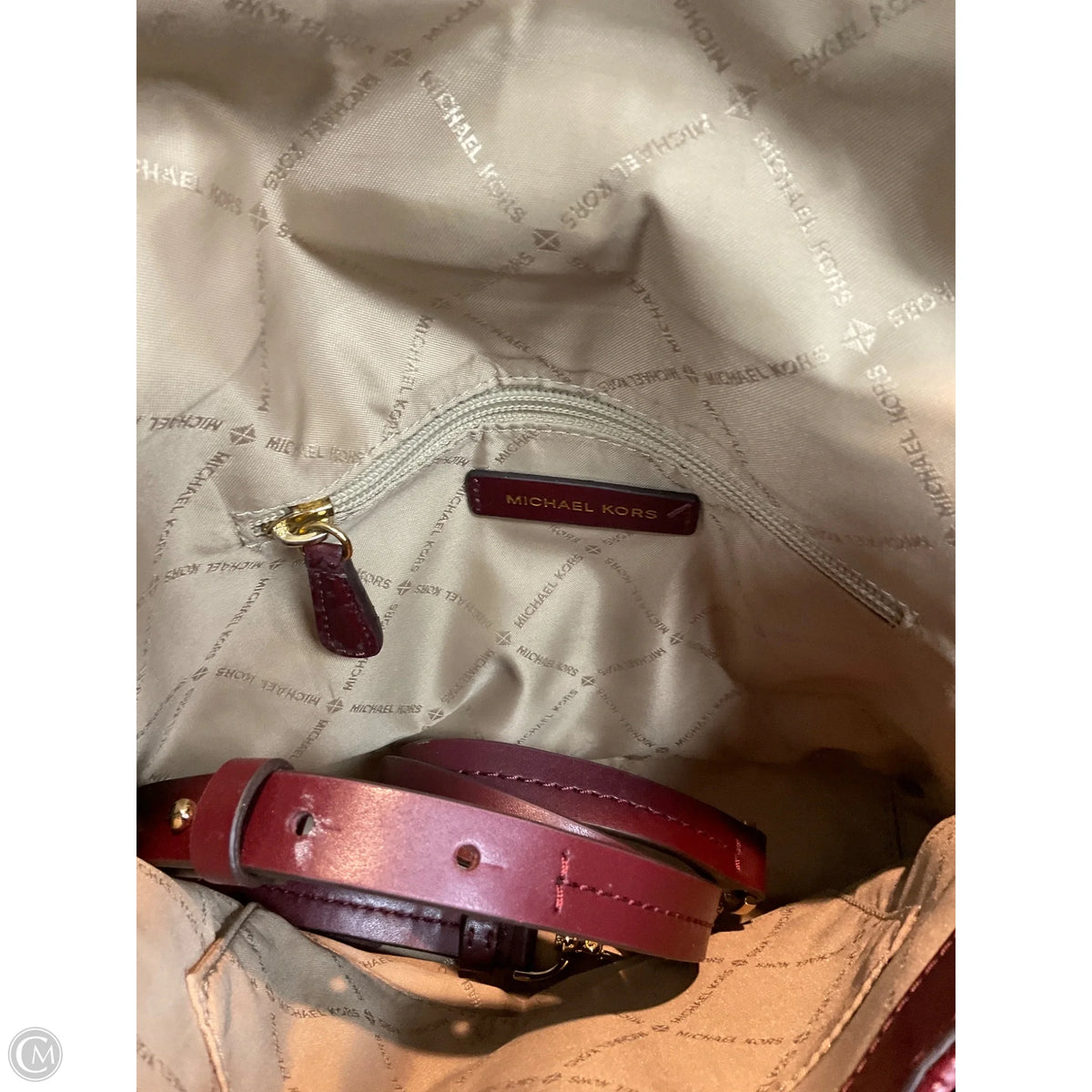 Crossbody Designer By Michael Kors, Size: Medium