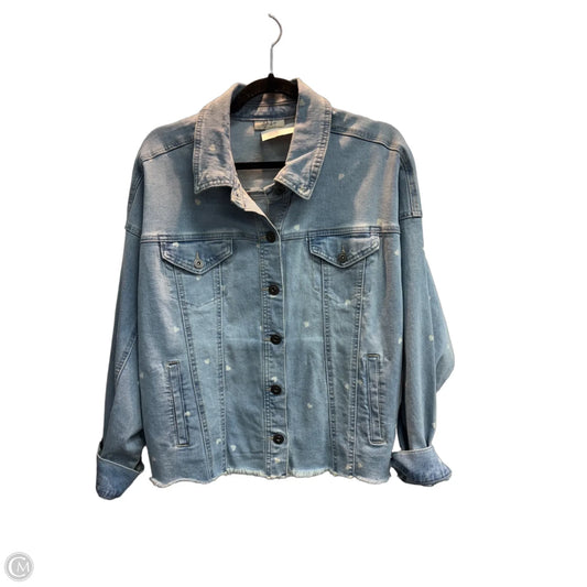 Jacket Denim By Style And Company In Blue, Size: Xl