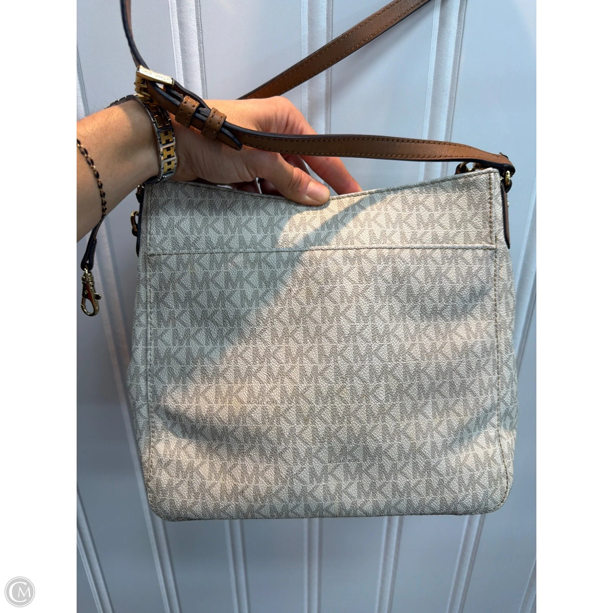 Crossbody Designer By Michael Kors, Size: Medium