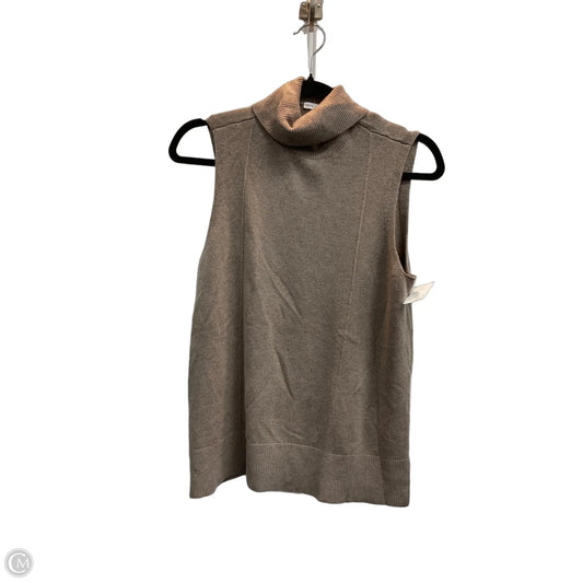 Vest Sweater By 24/7 In Brown, Size: S