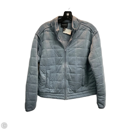 Jacket Puffer & Quilted By Tribal In Blue, Size: M