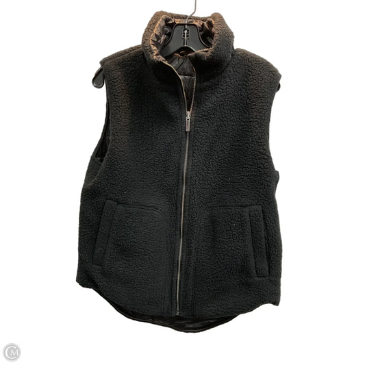 Vest Faux Fur & Sherpa By Varley In Black, Size: S
