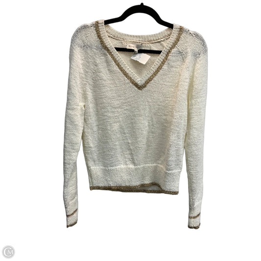 Sweater By White And Warren In White, Size: M