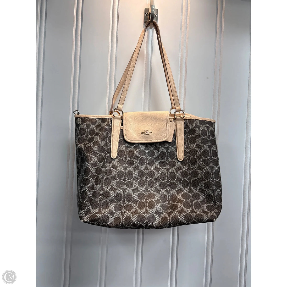 Handbag Designer By Coach, Size: Medium