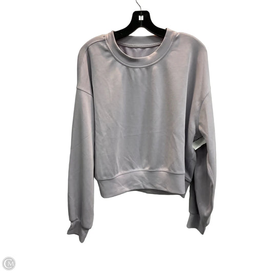 Athletic Sweatshirt Crewneck By Lululemon In Purple, Size: M