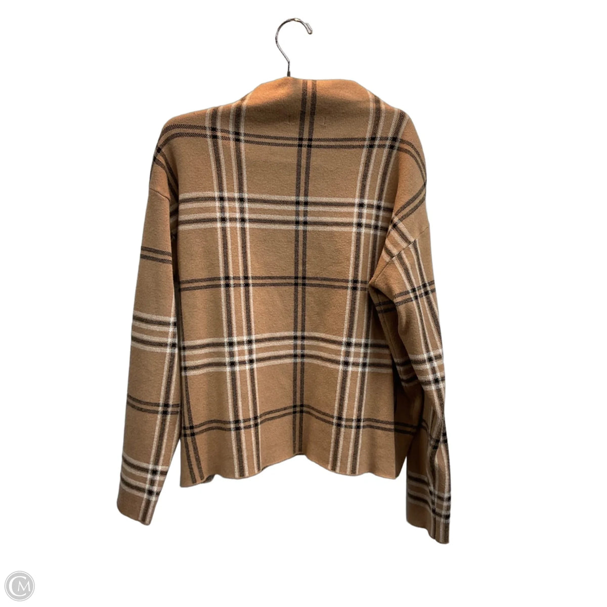 Sweater By Tahari In Plaid Pattern, Size: M
