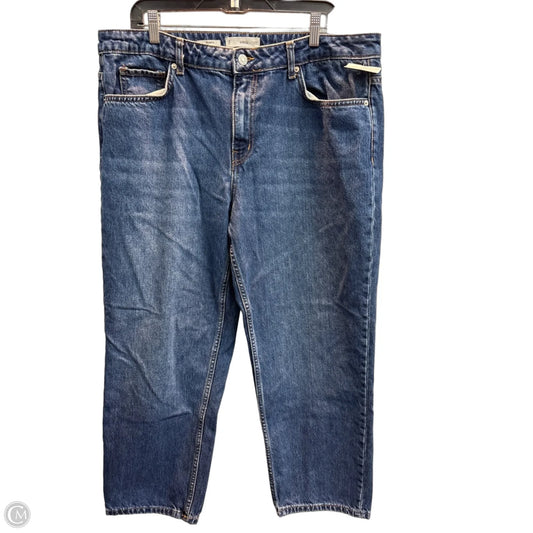 Jeans Wide Leg By Mng In Blue, Size: 14