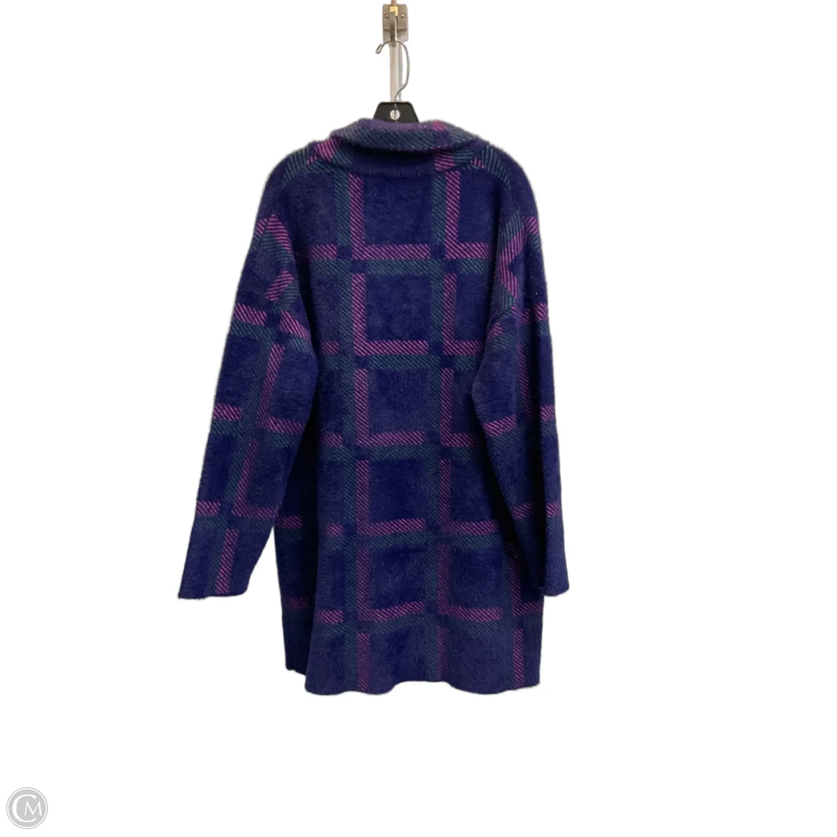 Jacket Fleece By Cma In Plaid Pattern, Size: L