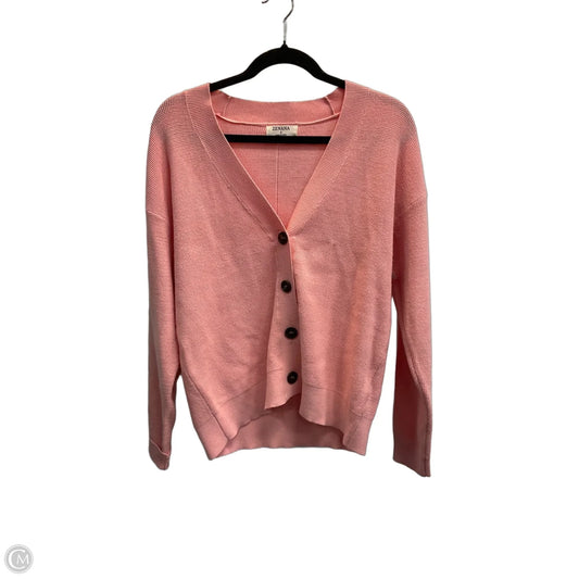 Cardigan By Zenana In Pink, Size: S