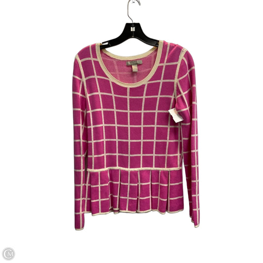 Sweater By Banana Republic In Pink, Size: L