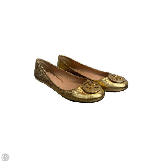 Shoes Designer By Tory Burch In Gold, Size: 10.5