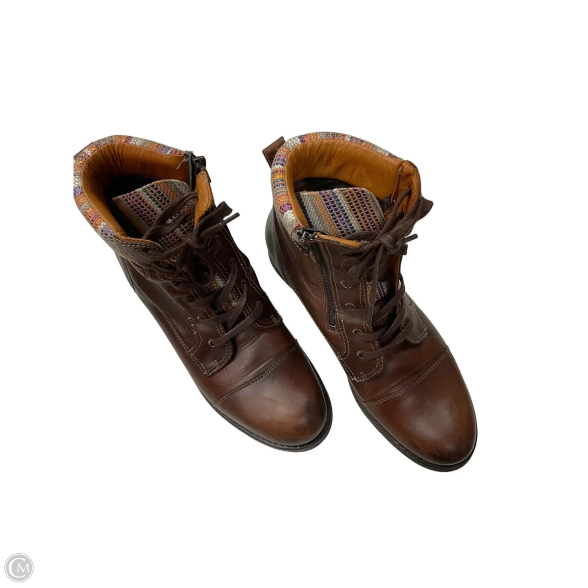Boots Combat By Taos In Brown, Size: 10