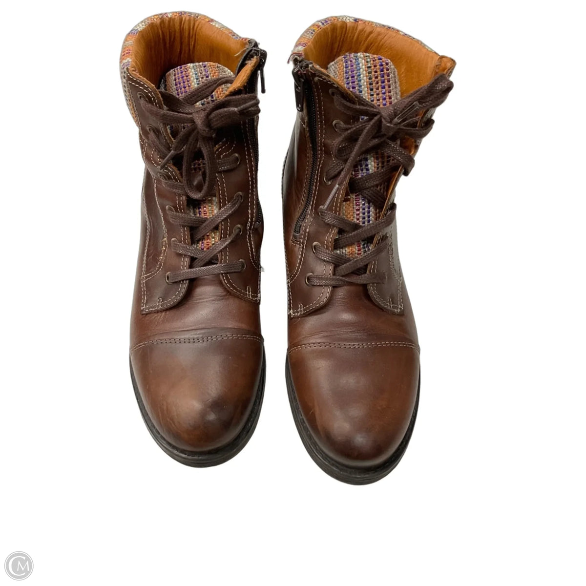 Boots Combat By Taos In Brown, Size: 10