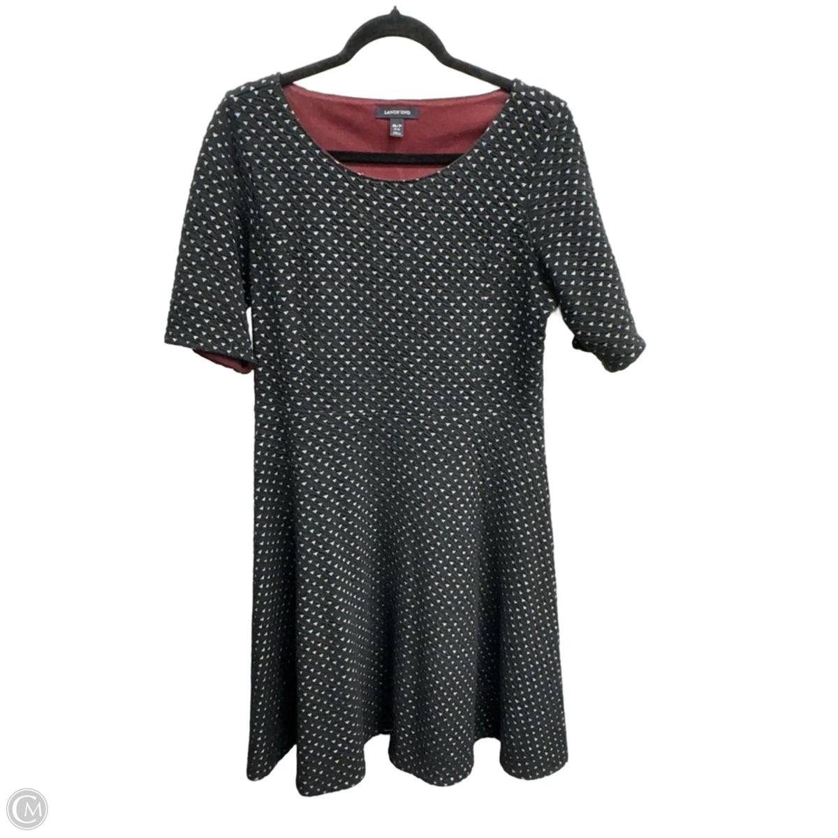 Dress Work By Lands End In Black, Size: Mp