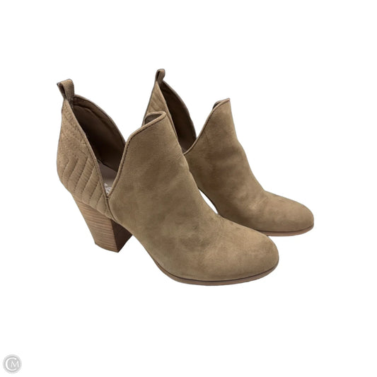 Boots Ankle Heels By Carlos By Carlos Santana In Taupe, Size: 11