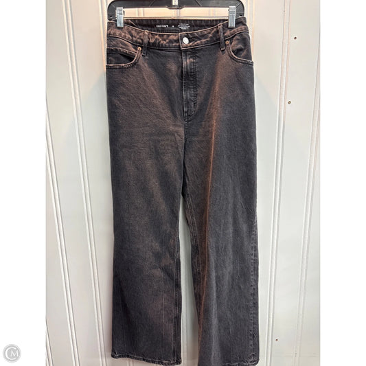 Jeans Wide Leg By Old Navy In Black, Size: 18
