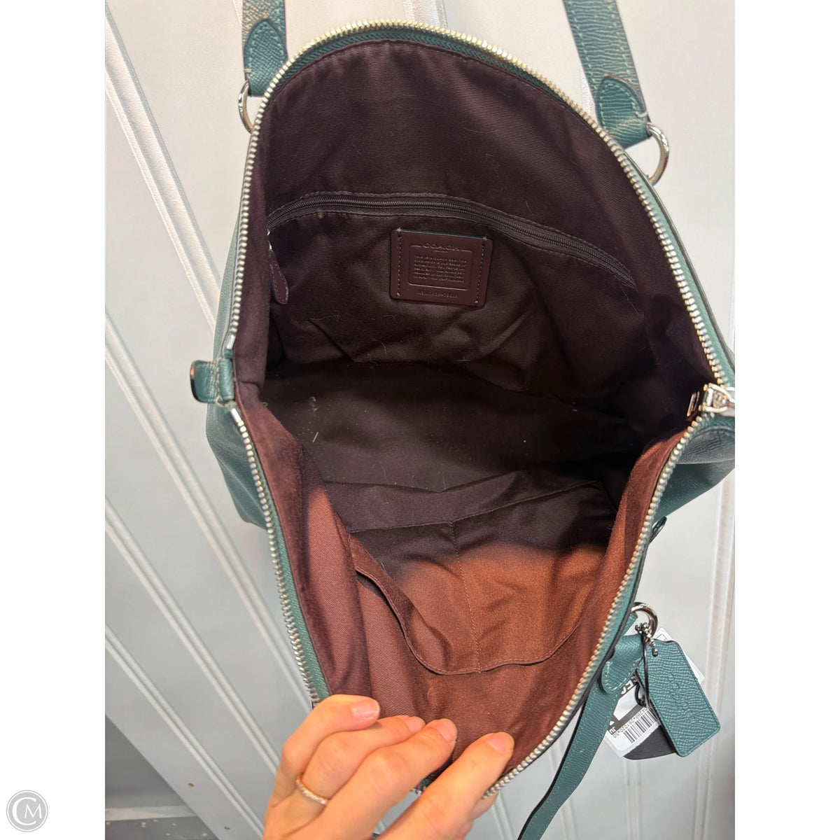 Tote Designer By Coach, Size: Medium