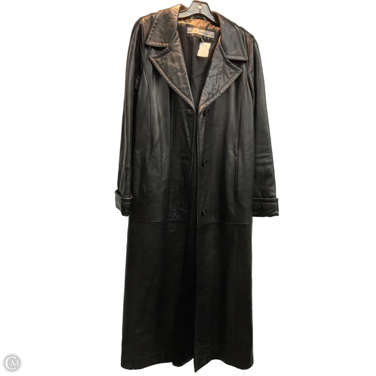 Jacket Leather By Cma In Black, Size: S