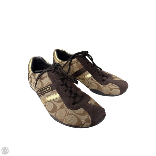 Shoes Designer By Coach In Brown, Size: 7.5